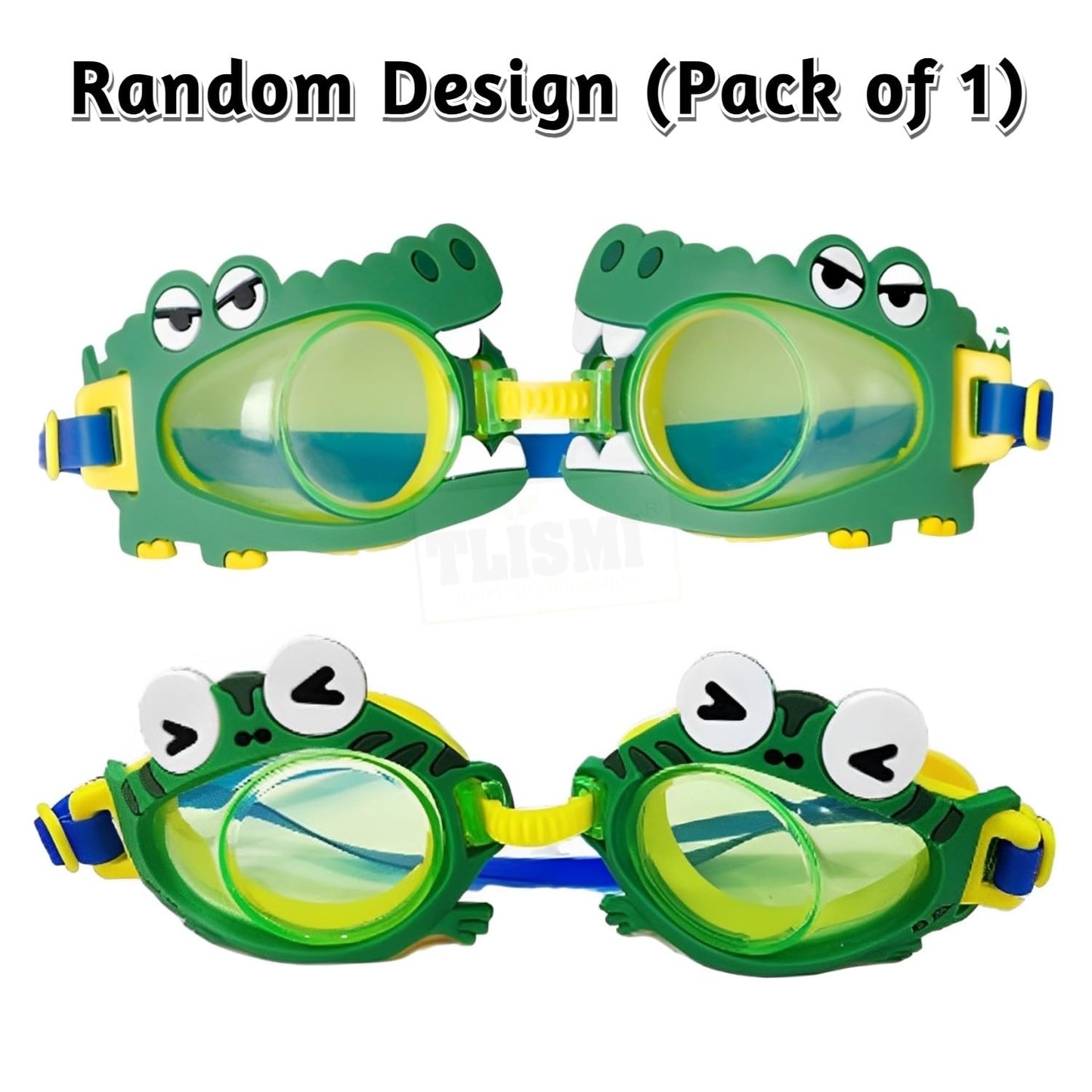 Kids' Cartoon Swimming Goggles | Anti-Fog UV Protection | Ages 4-12