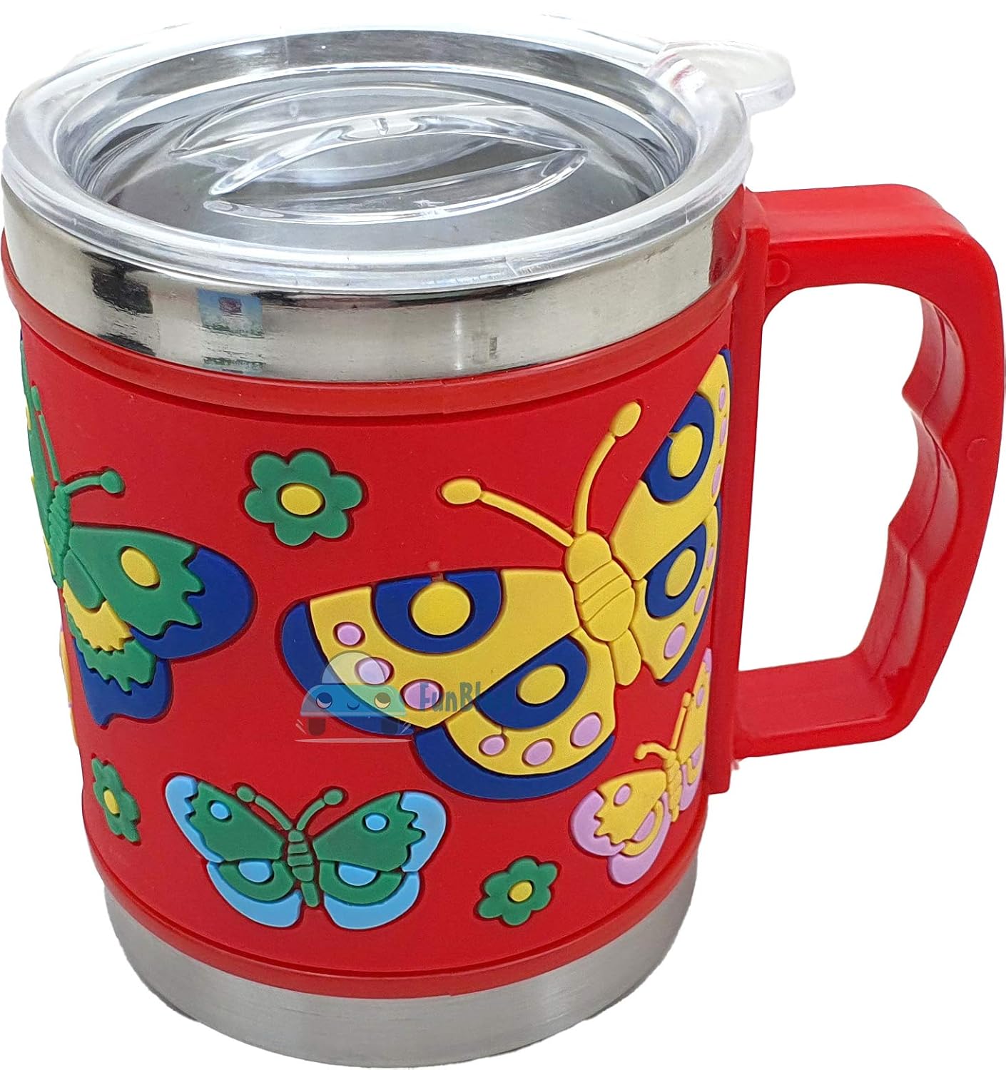 Kids' Insulated Cartoon Mug - Stainless Steel, 250ml