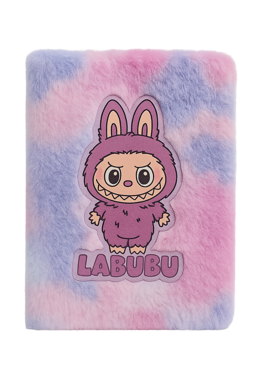 Labubu Plush Fur Notebook | Cute Kawaii Stationery