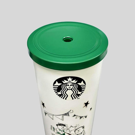 Insulated Stainless Steel Tumbler with Straw - 500ml Leak-Proof Travel Cup