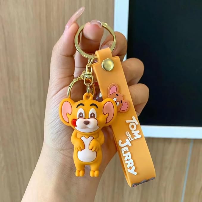 Cute Tom & Jerry Keychain & Bag Charm Set of 2