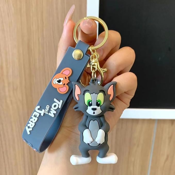 Cute Tom & Jerry Keychain & Bag Charm Set of 2