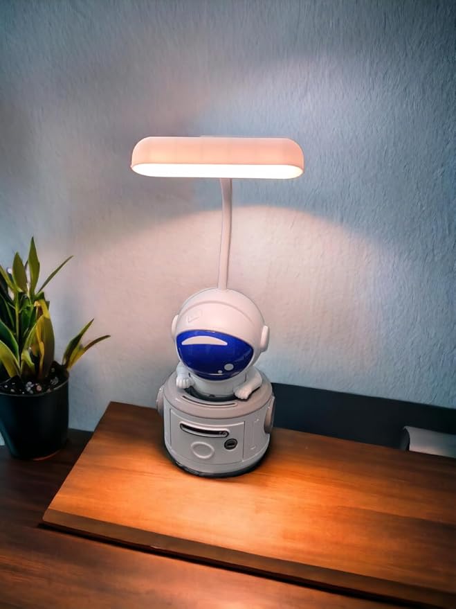 NEO9 LED Space Desk Lamp with Pen Holder and Pencil Sharpener