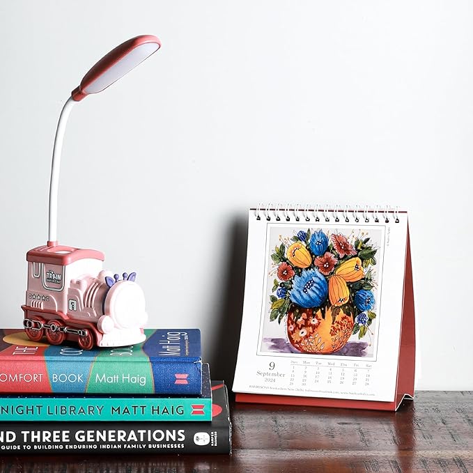 Lexton Kids Train LED Desk Lamp - Adjustable Study Light