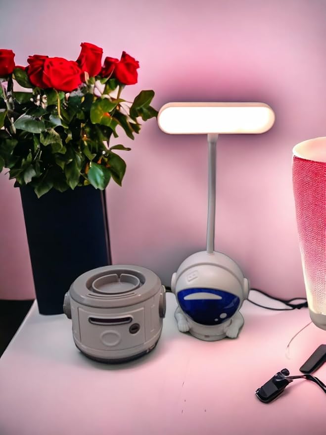 NEO9 LED Space Desk Lamp with Pen Holder and Pencil Sharpener