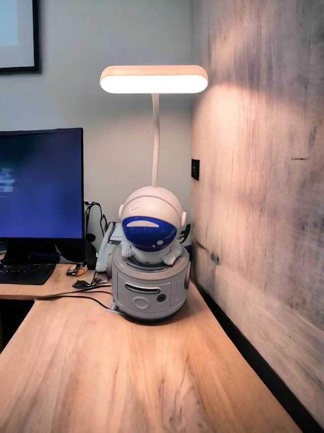 NEO9 LED Space Desk Lamp with Pen Holder and Pencil Sharpener